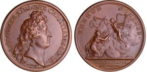 Louis XIV (1643-1715) - Médaille - Prise de Besançon 1668, par Mauger