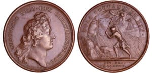 Louis XIV (1643-1715) - Médaille - Prise de Dôle 1668, par Mauger