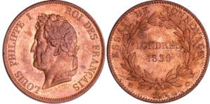 Louis-Philippe Ier (1830-1848) - Essai au module de la 10 centimes 1839 Louis-Philippe Ier (1830-1848) - Essai au module de la 10 centimes 1839