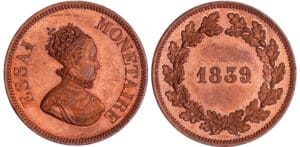 Louis-Philippe Ier (1830-1848) - Essai au module de la 10 centimes 1839 Louis-Philippe Ier (1830-1848) - Essai au module de la 10 centimes 1839
