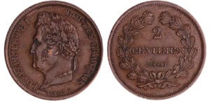 Louis-Philippe Ier (1830-1848) - 2 centimes (1830) Essai