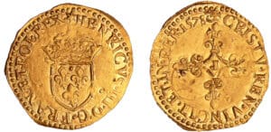 Henri III (1574-1589) - Ecu d'or - 2ème type - 1578 I (Limoges)