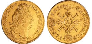 Louis XIV (1643-1715) - Louis d’or aux 4 L - A (Paris)