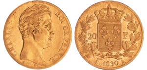 Charles X (1824-1830) - 20 francs 1830 A (Paris) Charles X (1824-1830) - 20 francs 1830 A (Paris)