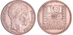 Troisième république (1871-1940) - 10 francs Turin argent 1937