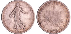 Troisième république (1871-1940) - 1 franc Semeuse 1900
