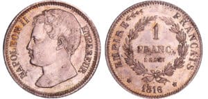 Napoléon II - 1 franc 1816 Essai