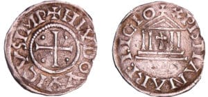 Louis 1er Le Pieux (814-840) - Denier au temple
