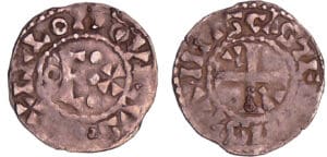 Louis VI (1108-1137) - Denier d'Etampes - 4ème type