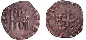Philippe VI (1328-1350) - Double Parisis - 3ème type - 1ère émission (27 avril 1346)