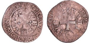 Charles V (1364-1380) - Blanc au K - (20 avril 1365)