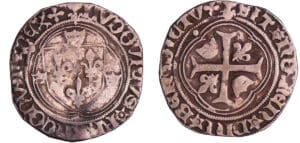 Louis XII (1498-1514) - Grand blanc à la couronne (25 avril 1498) - Saint-Lô
