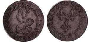 Dombes - Marie de Montpensier - Double tournois 16272 (Trévoux)