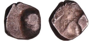 Tarusate - Drachme "à la paire de fesses" (IIème siècle av. J.-C.)