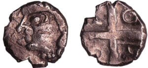 Sotiates ou Pétrocores - Drachme au type de Belvès, (Ier siècle av. J.-C.)