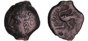 Arvernes - Bronze IIOPOS (120-60 av. J.-C.)