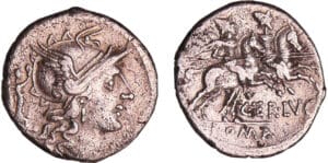 Terentia - Denier (147 av. J.-C.)