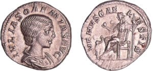 Julia Soémias - Denier (220, Rome) - Vénus