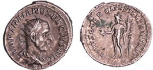 Trajan Dèce - Antoninien (250-251, Rome) - Le Génie Trajan Dèce - Antoninien (250-251, Rome) - Le Génie