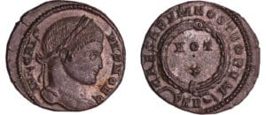 Crispus - Nummus (323-324, Lyon)