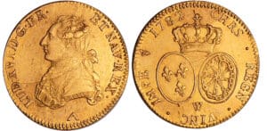 Louis XVI (1774-1792) - Double louis d’or au buste habillé, au petit buste - 1782 W (Lille)