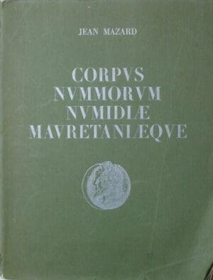 Corpus nummorum Numidie Mauretaniaeque, Jean Mazard, 1955