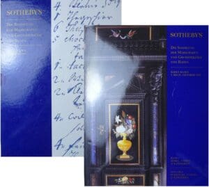 Die sammlung der Markgrafen und grossherzöge von Baden, Sothebys