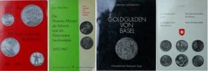 Lot de 4 ouvrages sur les monnaies et médailles suisses