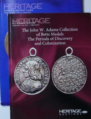 Lot de 2 catalogues de vente de la Maison Heritage