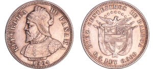 Panama - 10 Centesimos 1904 (Philadelphia)