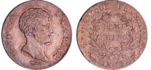Napoléon 1er (1804-1814) - 1/2 franc empereur An 13 M (Toulouse)