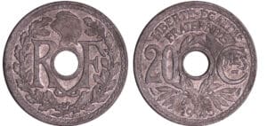 Gouvernement provisoire (1944-1947) - 20 centimes 1945