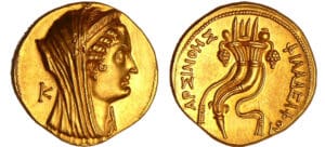 Royaume Lagide - Ptolémée VI - Octodrachme d’or (180-145 av. J.-C.)
