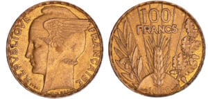 Troisième république (1871-1940) - 100 francs Bazor essai 1929 bronze aluminium