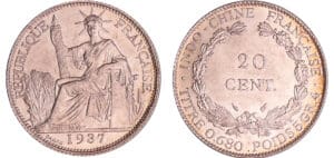 Indochine - 20 cent 1937