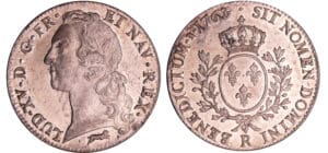 Louis XV (1715-1774) - Ecu au bandeau - 1763 R (Orléans)
