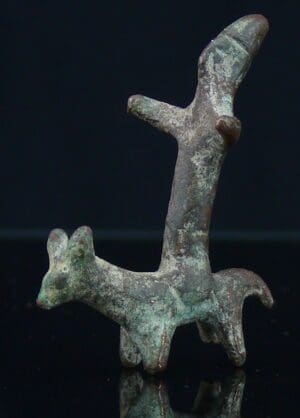 Syro-Hittite - Cavalier en bronze - 2000 / 1500 av. J.-C. Syro-Hittite - Cavalier en bronze - 2000 / 1500 av. J.-C.