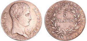 Napoléon 1er (1804-1814) - 5 francs An 13 A (Paris)