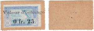 Côte d'Ivoire - Timbre carton - 0 fr. 25 valeur d'échange