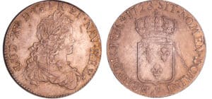 Louis XV (1715-1774) - Ecu de France - 1723 P (Dijon) flan neuf