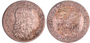 Lorraine - Duché de Lorraine - Charles IV - Teston 1665 (Nancy)