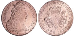 Louis XIV (1643-1715) - Ecu aux 3 couronnes - 1709 A (Paris)