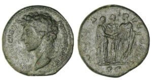 Marc Aurèle - Sesterce (145, Rome) Marc Aurèle - Sesterce (145, Rome)