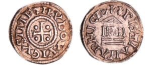 France - Louis 1er le Pieux (814-840) - Denier au temple France - Louis 1er le Pieux (814-840) - Denier au temple