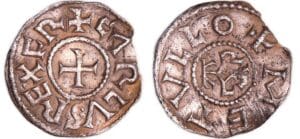 France - Charlemagne (768-814) ou Charles II le Chauve (840-877) - Denier (Melle) France - Charlemagne (768-814) ou Charles II le Chauve (840-877) - Denier (Melle)