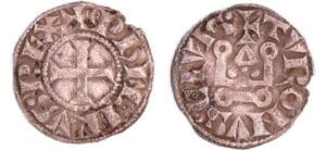 France - Philippe II Auguste (1180-1223) - Denier tournois