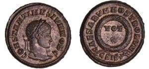 Constantin II - Nummus (321, Sisica) Constantin II - Nummus (321, Sisica)