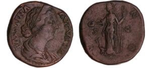 Faustine jeune - Sesterce (161-175, Rome) - Junon