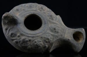 Moyen-Orient - Royaume d'Hérode - Lampe à huile en terre cuite - 100 / 0 av. J.-C.
