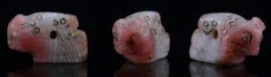Moyen-Orient - Amulette animale en agate rose - 2000 / 1500 av. J.-C.